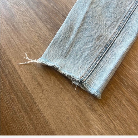 Revice light blue high waisted straight/ skinny leg jeans - Picture 2 of 6